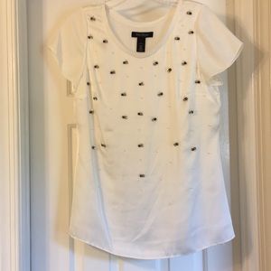 White House black market beaded top